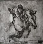 Reiter ,20x21, drypoint