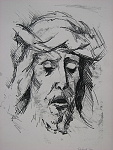 Christus 1, 30x40, monotype