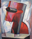Hlava, 60x50, oil painting